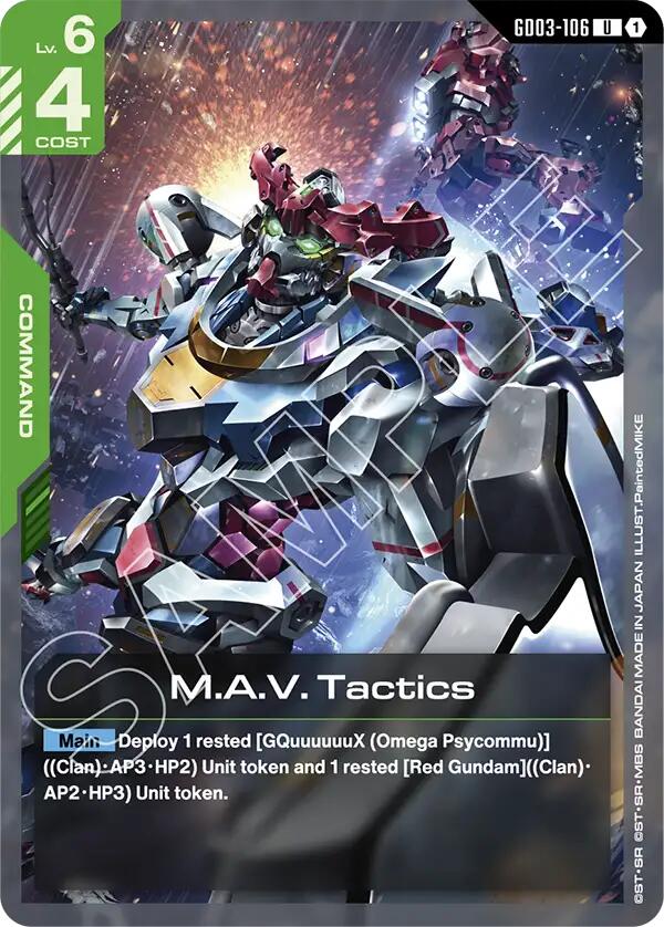 Gundam Card Game: M.A.V. Tactics card image
