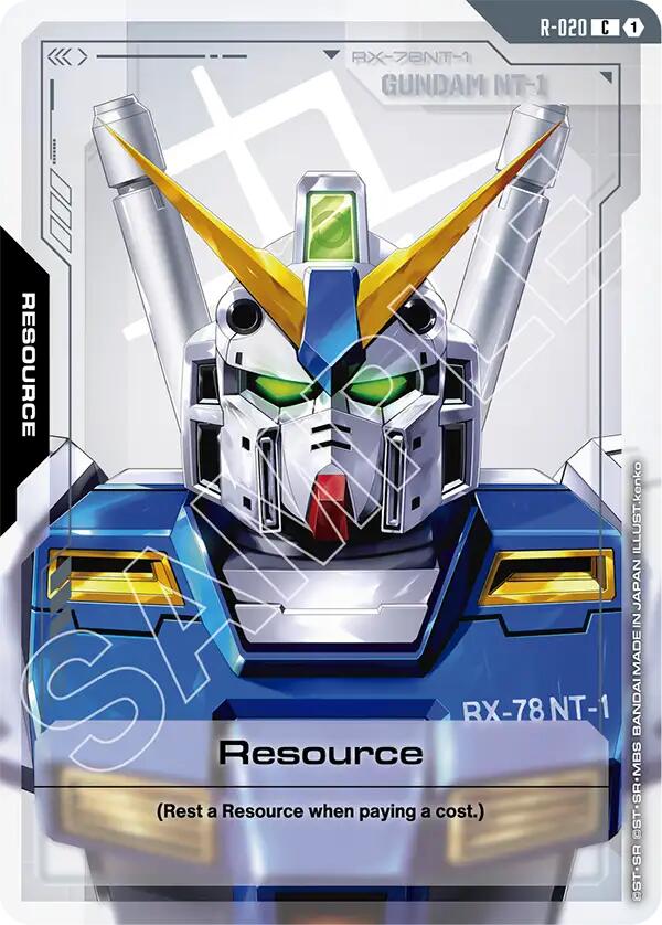 Gundam Card Game: Resource (R-020) card image
