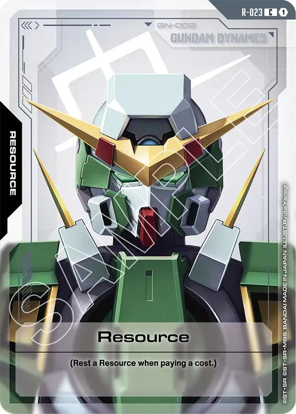 Gundam Card Game: Resource (R-023) card image