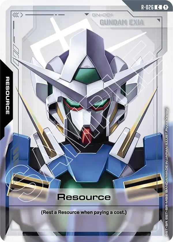 Gundam Card Game: Resource (R-026) card image
