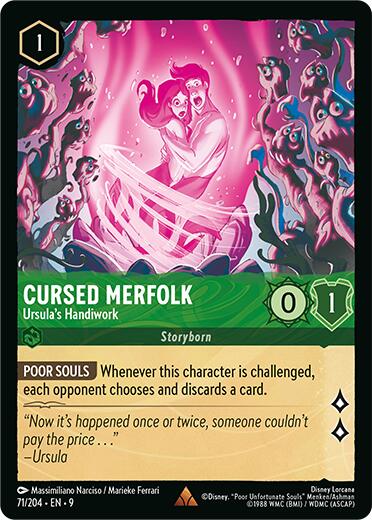 Disney Lorcana: Cursed Merfolk - Ursula's Handiwork card image