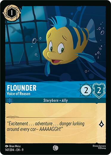 Disney Lorcana: Flounder - Voice of Reason card image