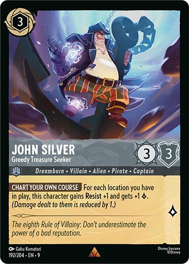 Disney Lorcana: John Silver - Greedy Treasure Seeker card image
