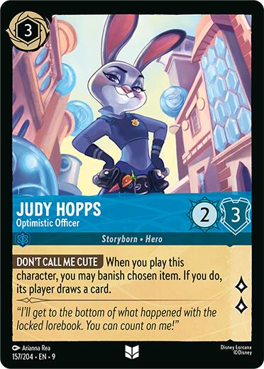Disney Lorcana: Judy Hopps - Optimistic Officer card image