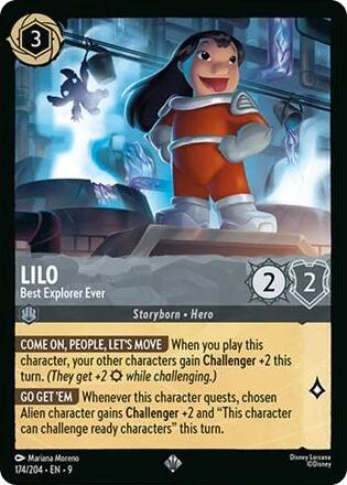 Disney Lorcana: Lilo - Best Explorer Ever card image