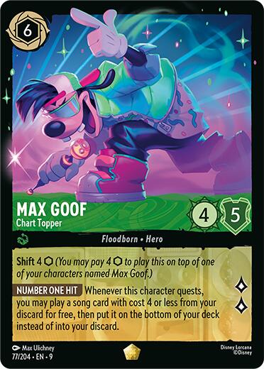 Disney Lorcana: Max Goof - Chart Topper card image