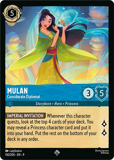 Disney Lorcana: Mulan - Considerate Diplomat card image