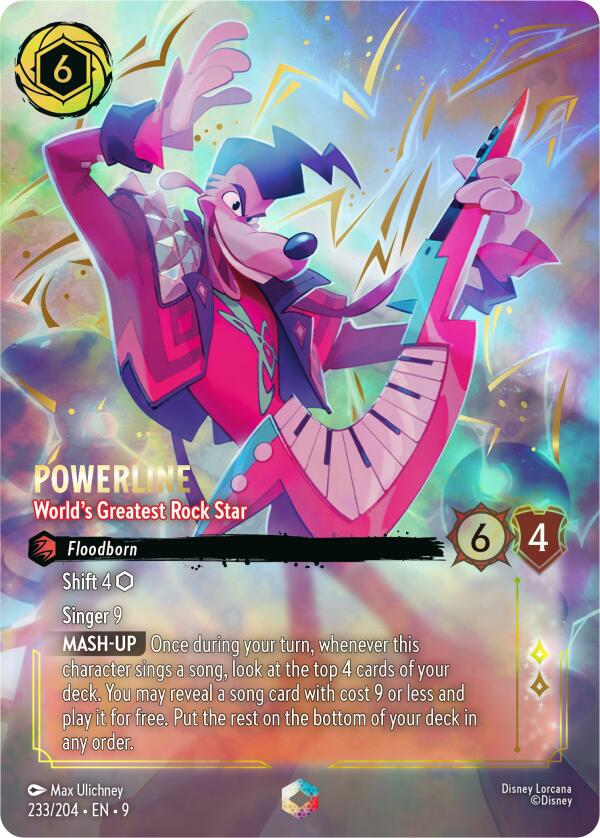 Disney Lorcana: Powerline - World's Greatest Rock Star (Enchanted) card image