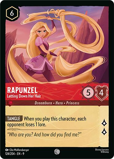 Disney Lorcana: Rapunzel - Letting Down Her Hair card image