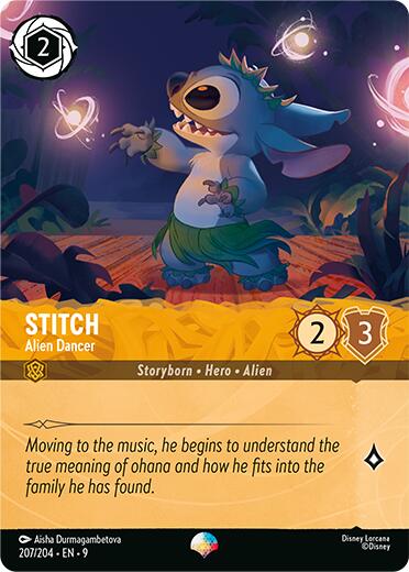 Disney Lorcana: Stitch - Alien Dancer (Epic) card image