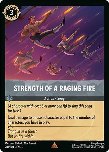 Disney Lorcana: Strength of a Raging Fire card image