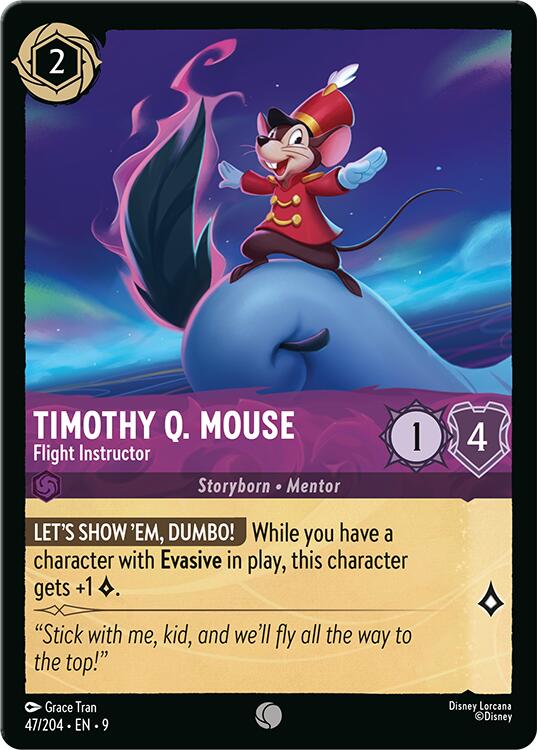 Disney Lorcana: Timothy Q. Mouse - Flight Instructor card image