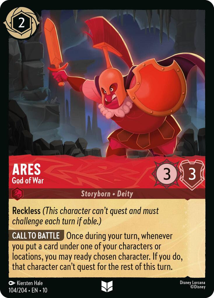 Disney Lorcana: Ares - God of War card image