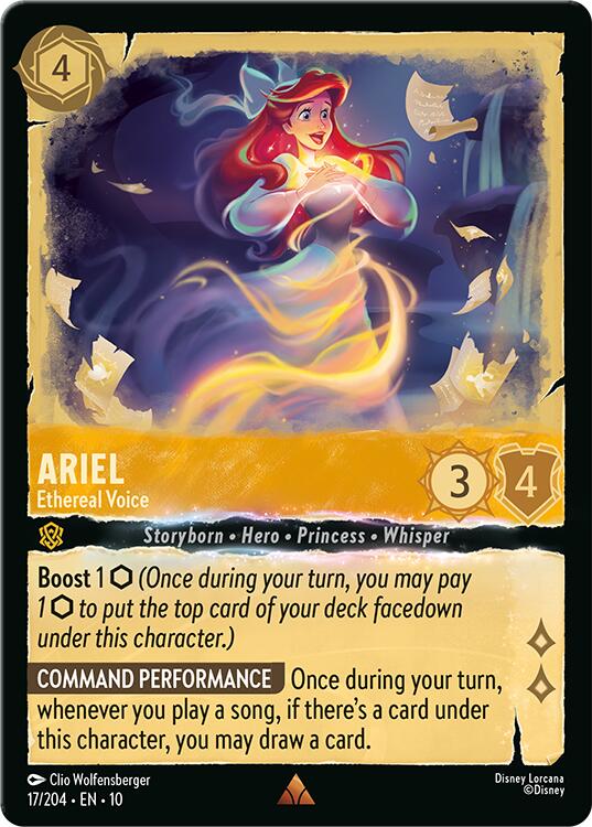 Disney Lorcana: Ariel - Ethereal Voice card image