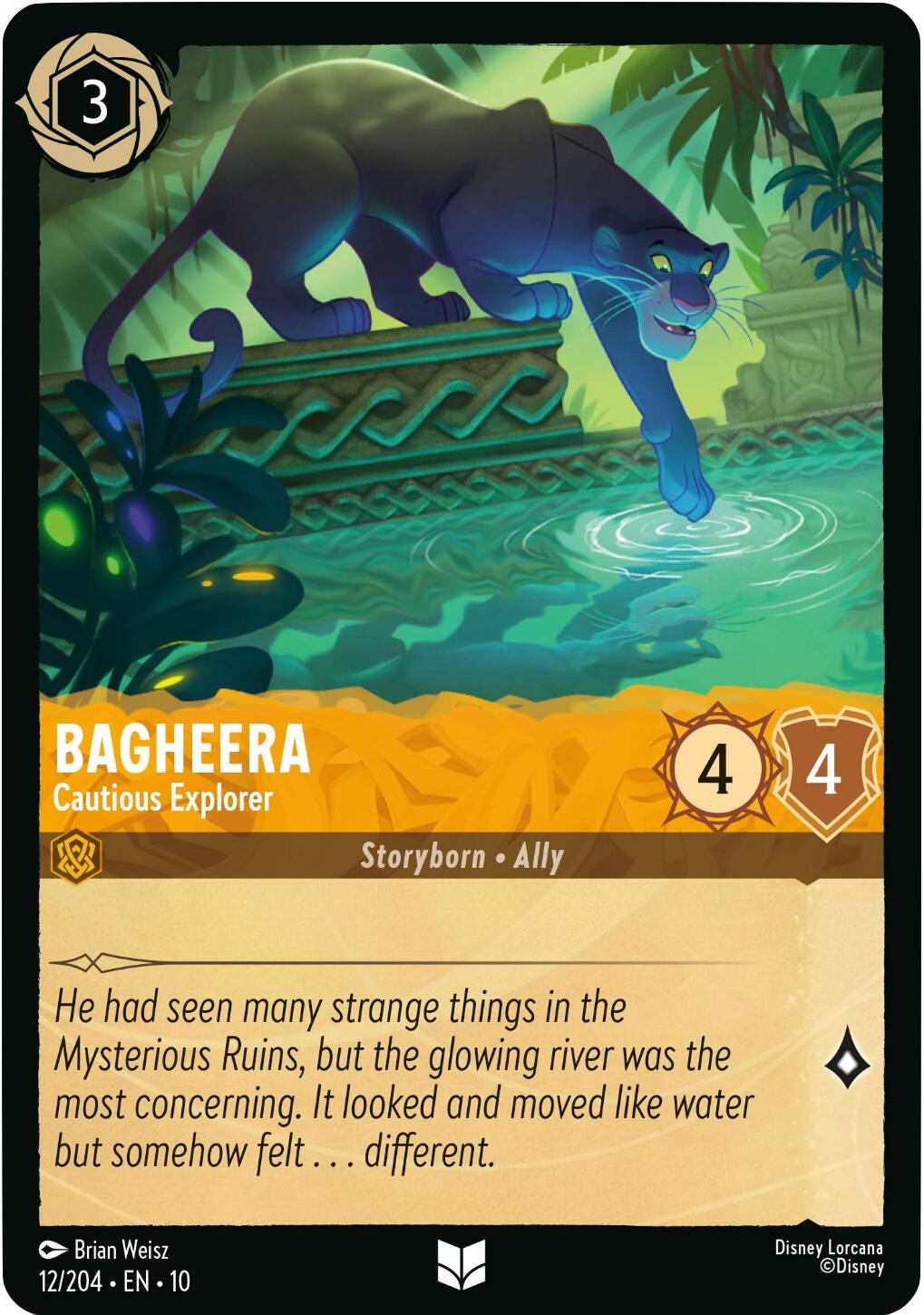 Disney Lorcana: Bagheera - Cautious Explorer card image