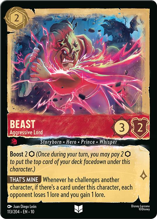 Disney Lorcana: Beast - Aggressive Lord card image