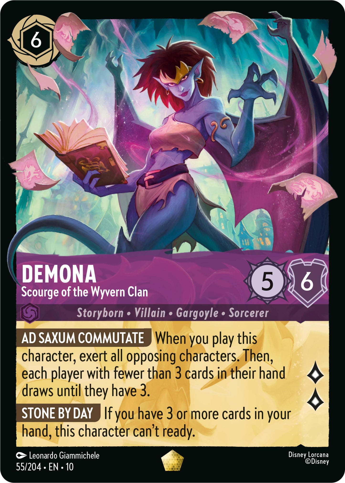 Disney Lorcana: Demona - Scourge of the Wyvern Clan card image