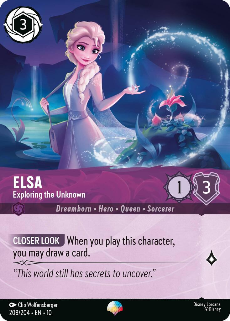 Disney Lorcana: Elsa - Exploring the Unknown (Epic) card image