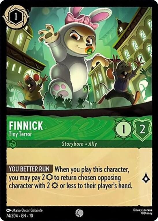 Disney Lorcana: Finnick - Tiny Terror card image