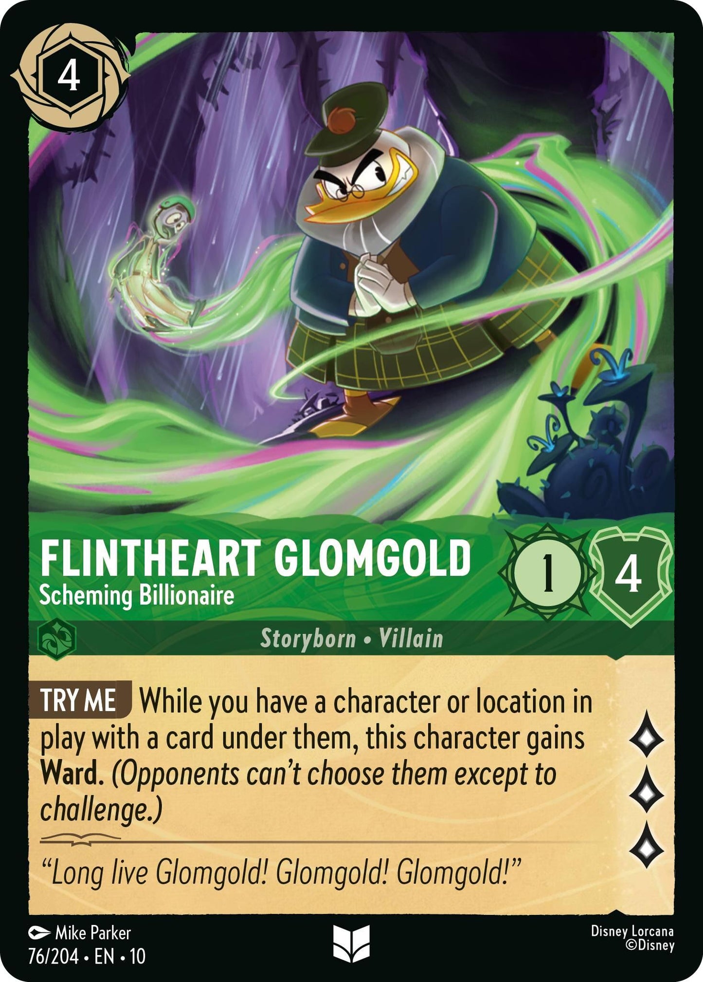 Disney Lorcana: Flintheart Glomgold - Scheming Billionaire card image