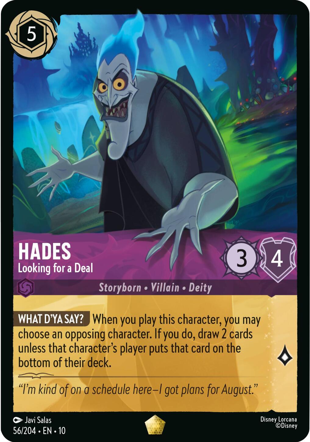 Disney Lorcana: Hades - Looking for a Deal card image