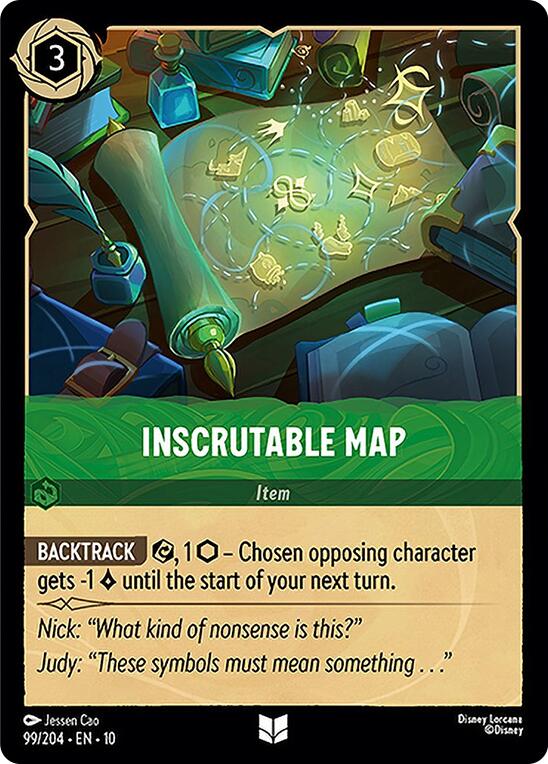 Disney Lorcana: Inscrutable Map card image