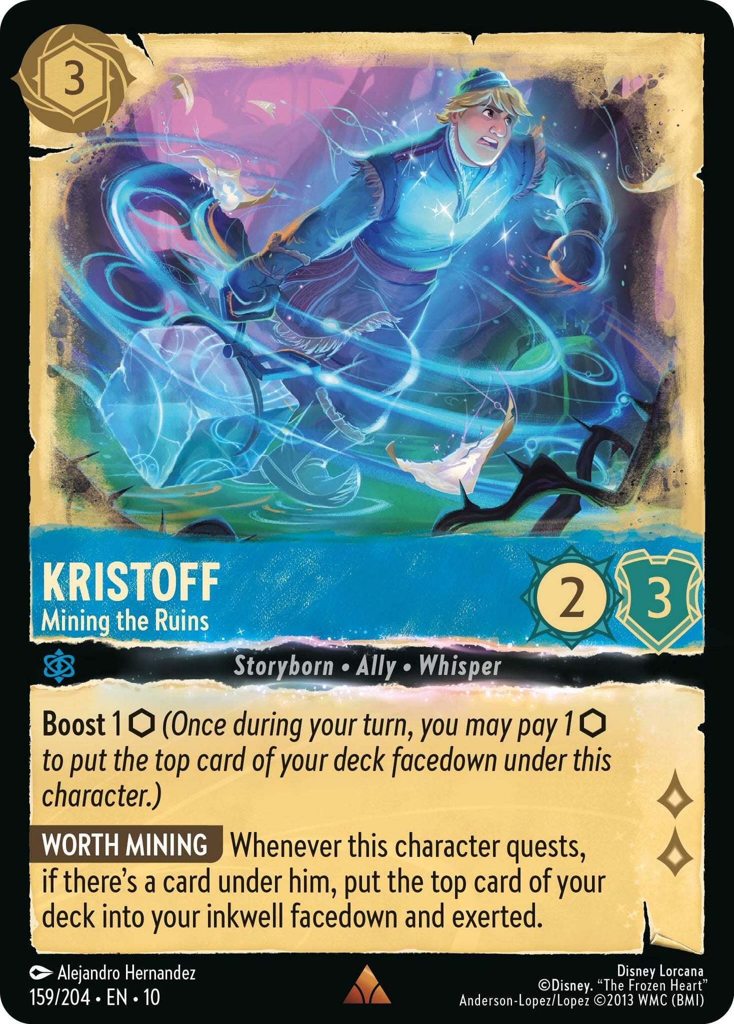 Disney Lorcana: Kristoff - Mining the Ruins card image
