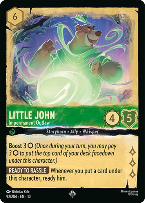 Disney Lorcana: Little John - Impermanent Outlaw card image