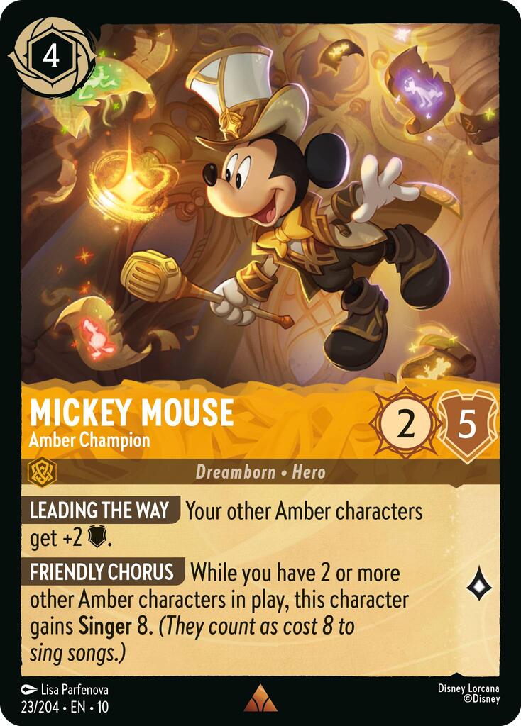 Disney Lorcana: Mickey Mouse - Amber Champion card image