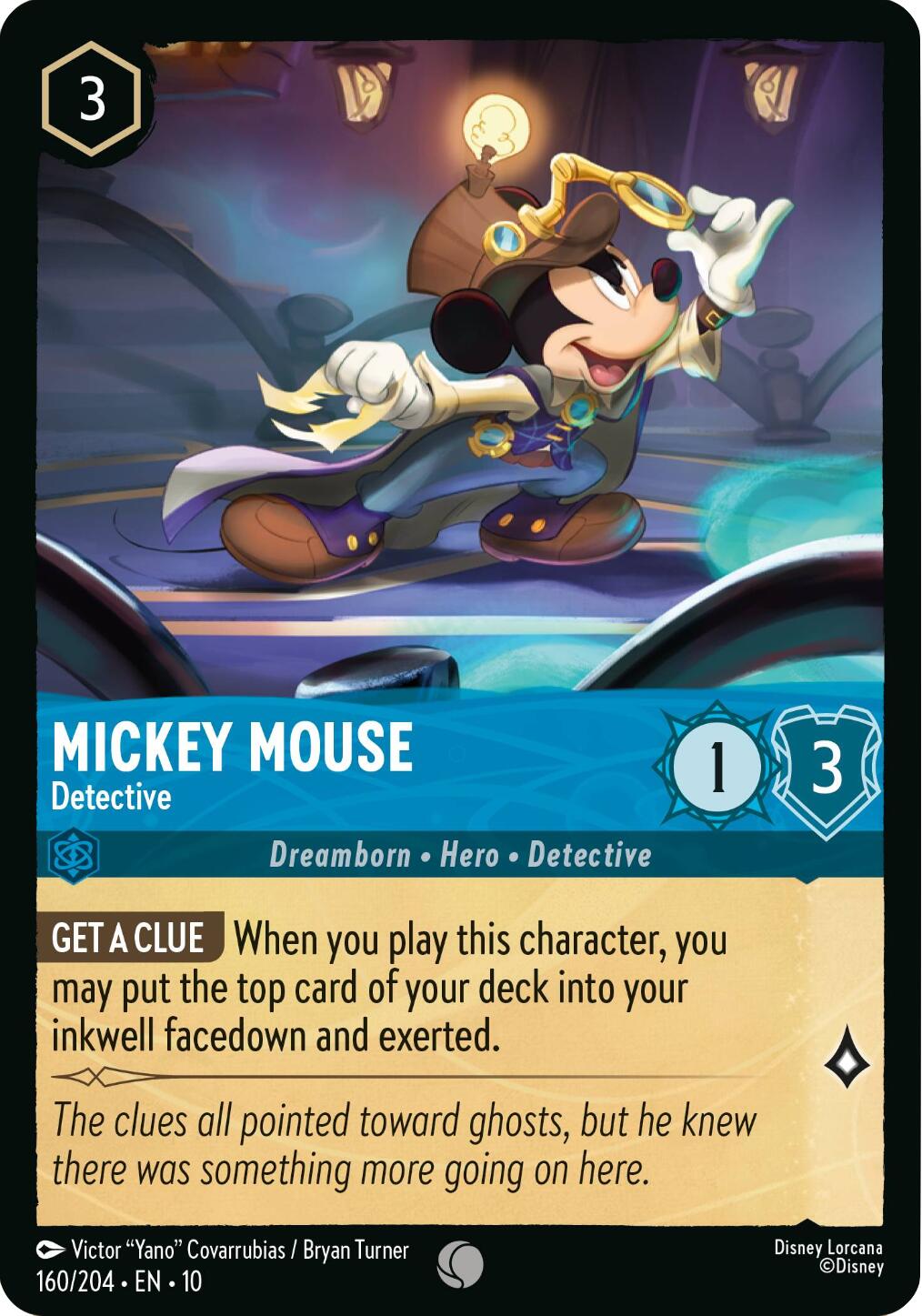 Disney Lorcana: Mickey Mouse - Detective card image