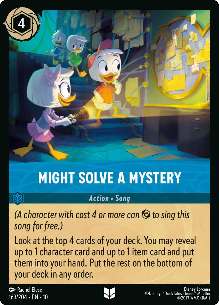 Disney Lorcana: Might Solve a Mystery card image