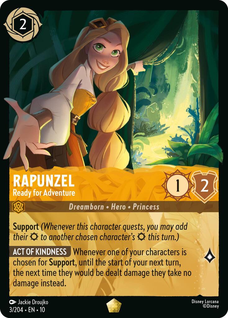 Disney Lorcana: Rapunzel - Ready for Adventure card image