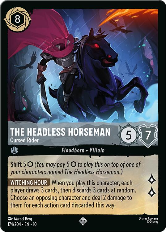 Disney Lorcana: The Headless Horseman - Cursed Rider card image