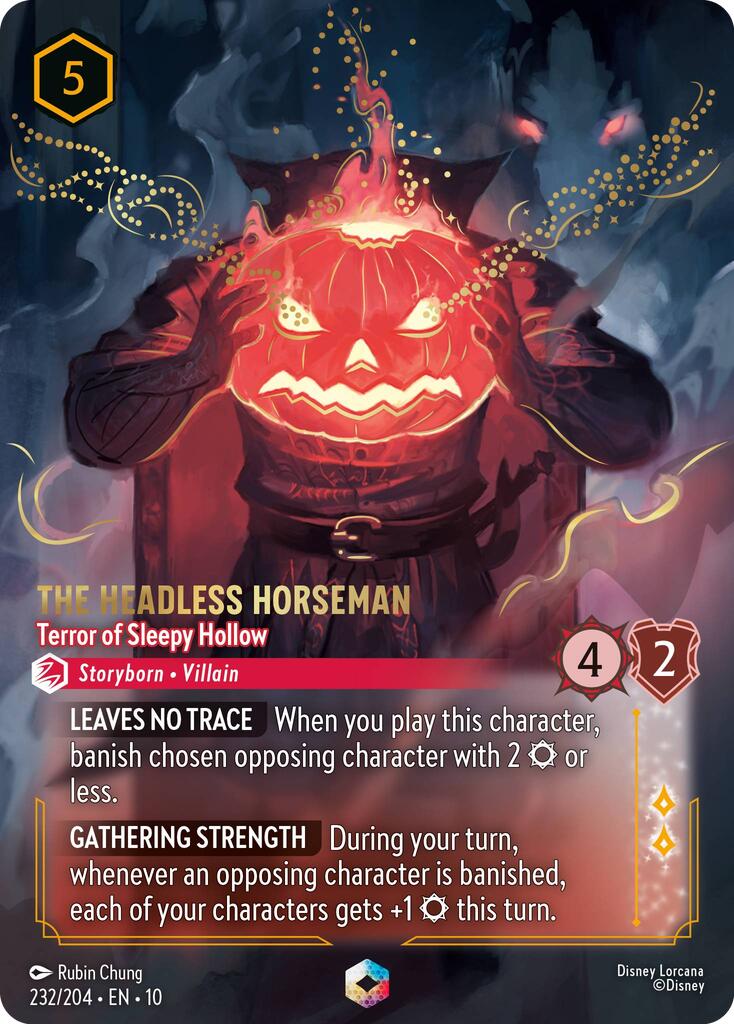 Disney Lorcana: The Headless Horseman - Terror of Sleepy Hollow (Enchanted) card image
