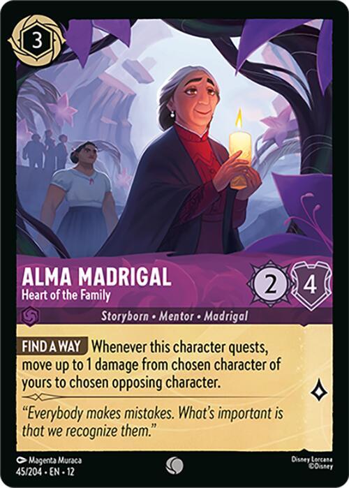 Disney Lorcana: Alma Madrigal - Heart of the Family card image
