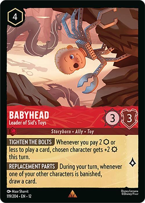 Disney Lorcana: Babyhead - Leader of Sid's Toys card image