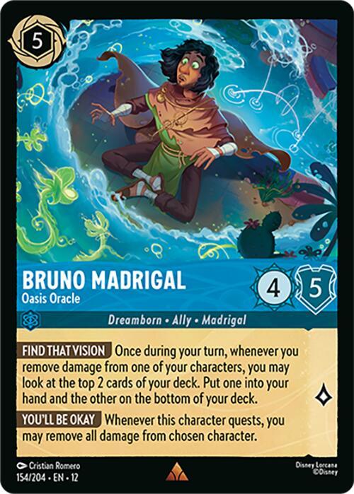 Disney Lorcana: Bruno Madrigal - Oasis Oracle card image