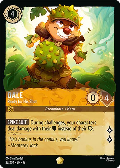 Disney Lorcana: Dale - Ready for His Shot card image