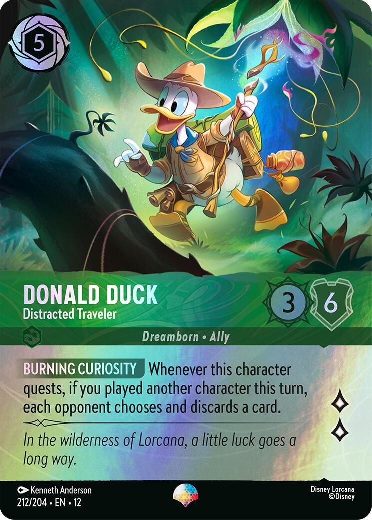 Disney Lorcana: Donald Duck - Distracted Traveler (Epic) card image
