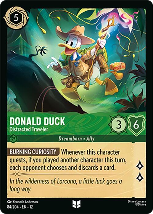 Disney Lorcana: Donald Duck - Distracted Traveler card image