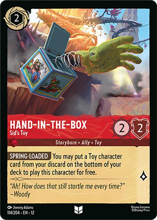 Disney Lorcana: Hand-in-the-Box - Sid's Toy card image