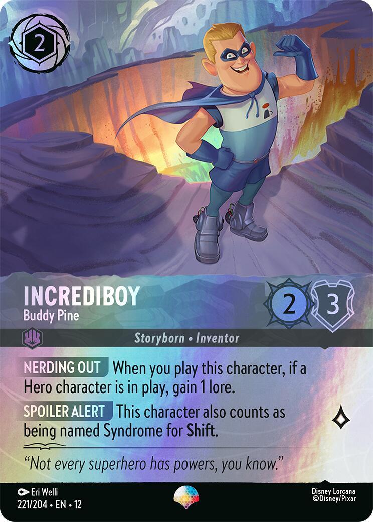 Disney Lorcana: Incrediboy - Buddy Pine (Epic) card image