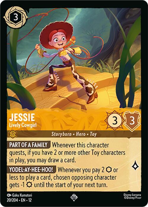 Disney Lorcana: Jessie - Lively Cowgirl card image