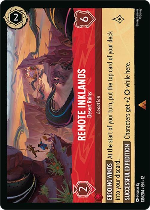 Disney Lorcana: Remote Inklands - Desert Ruins card image