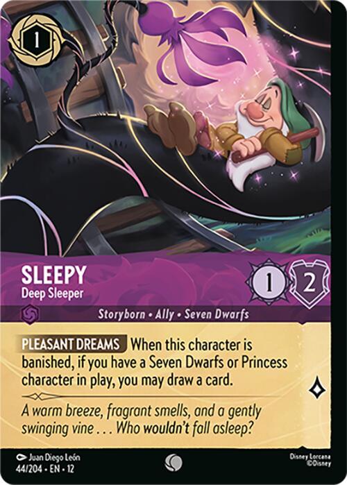 Disney Lorcana: Sleepy - Deep Sleeper (Foil) card image