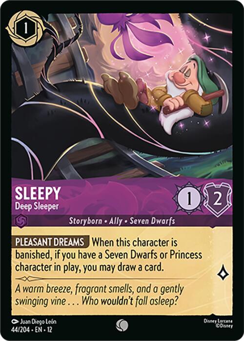 Disney Lorcana: Sleepy - Deep Sleeper card image