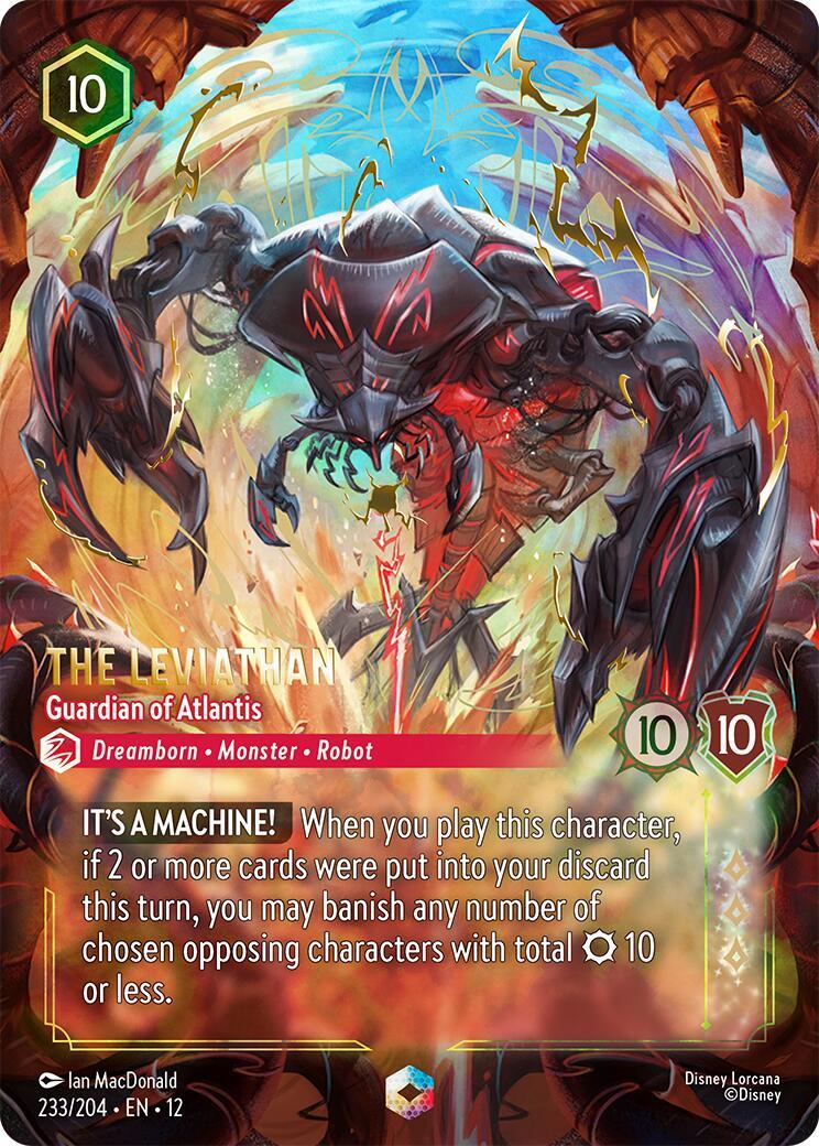 Disney Lorcana: The Leviathan - Guardian of Atlantis (Enchanted) card image