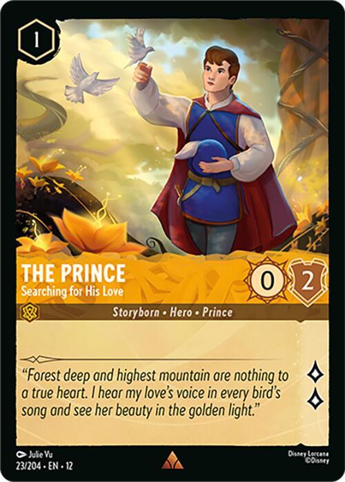 Disney Lorcana: The Prince - Searching for His Love card image