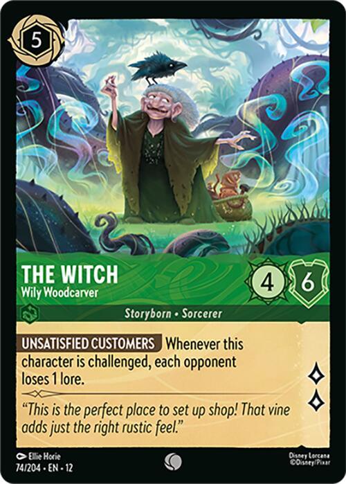 Disney Lorcana: The Witch - Wily Woodcarver card image