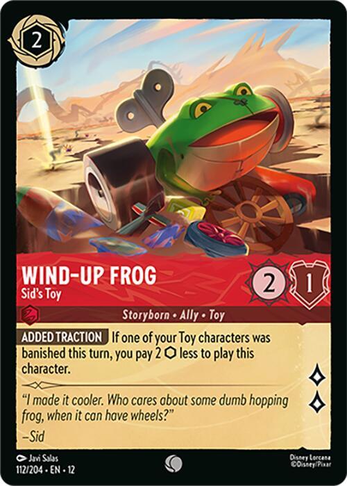 Disney Lorcana: Wind-Up Frog - Sid's Toy card image
